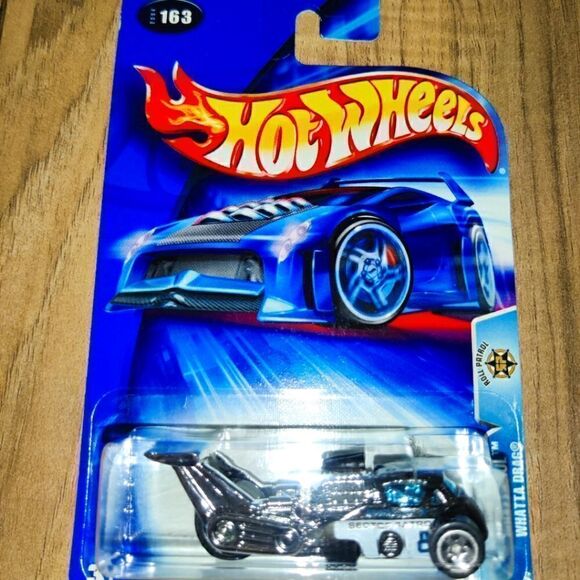 2004 Hot Wheels Roll Patrol Whatta Drag Police Die-cast Car New #163 - Picture 3 of 4